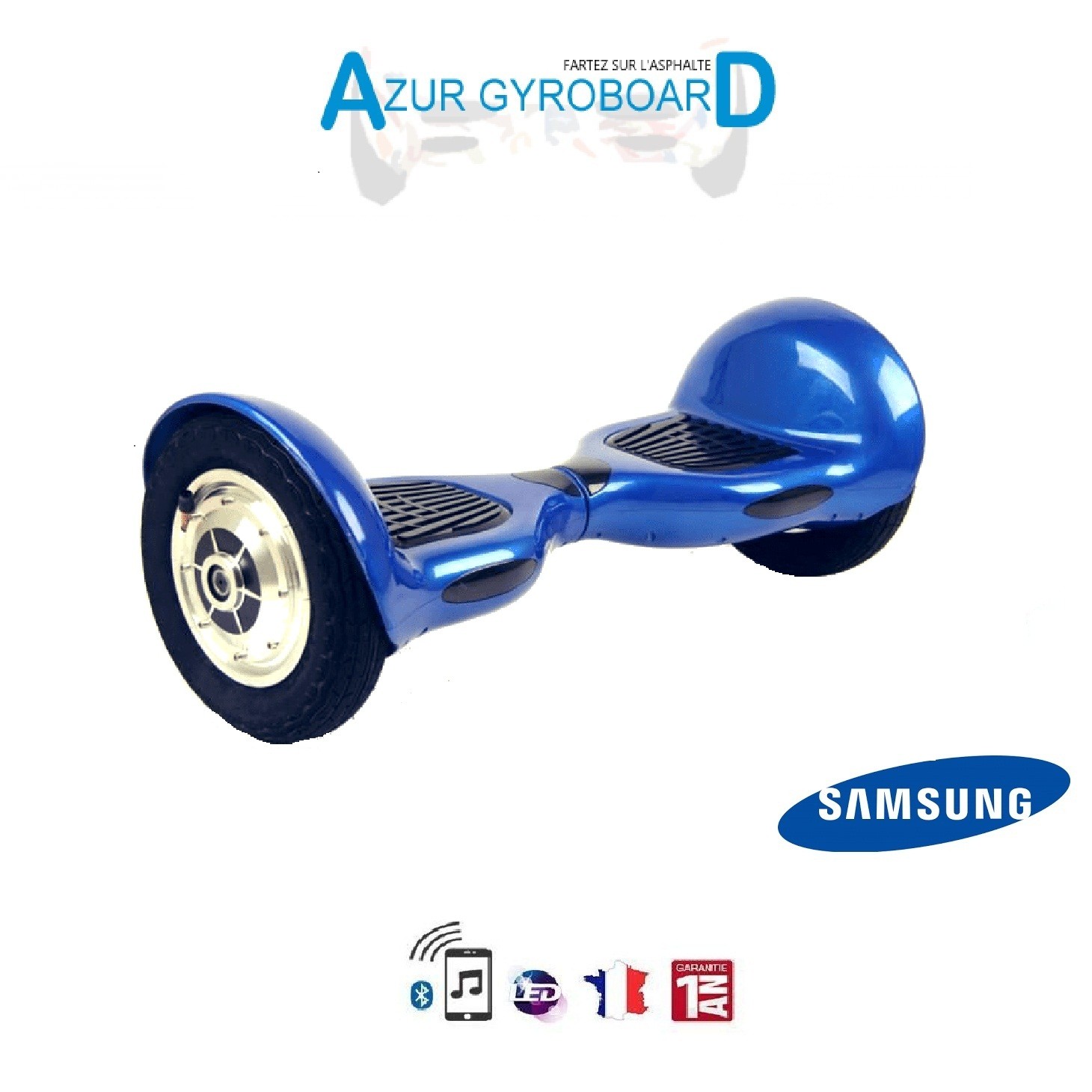 Hoverboard 10 pouces Tout Terrain Couleur