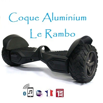 Hoverboard Tout Terrain Aluminium Noir AZUR GYROBOARD - Boutique