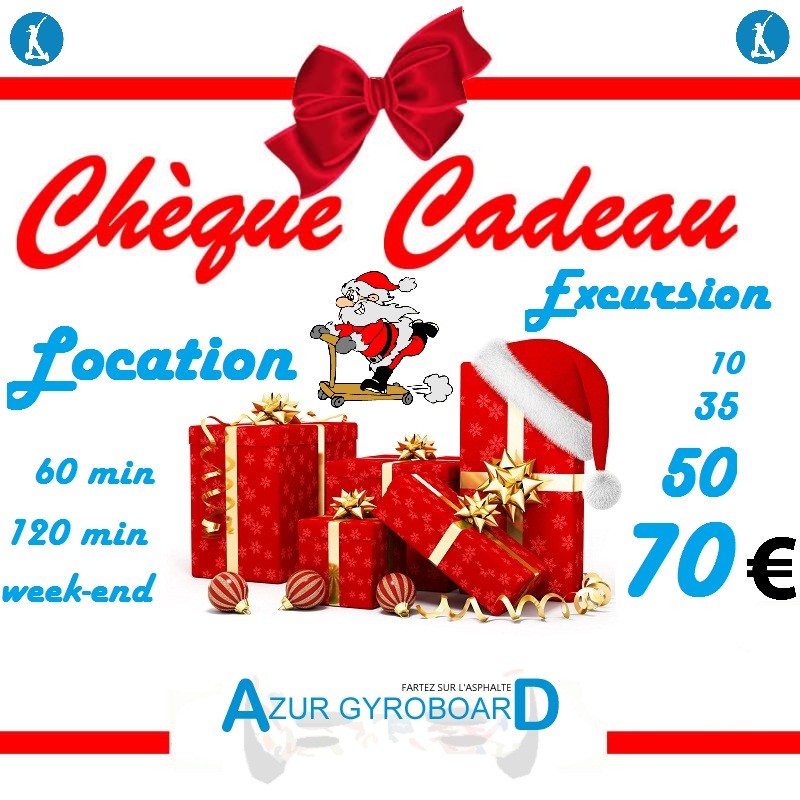 CHÈQUE CADEAUX LOCATION HOVERBOARD Couleur